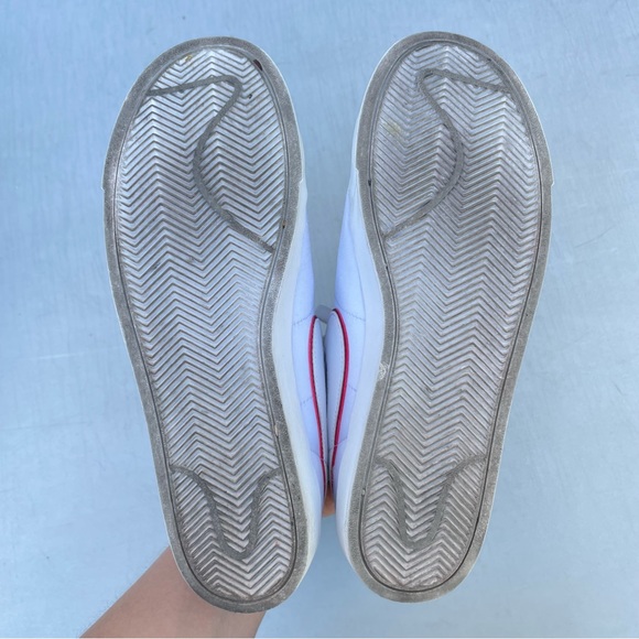 Nike Blazers Satin Jacket White Mid Lace Up Sneakers - Picture 9 of 9